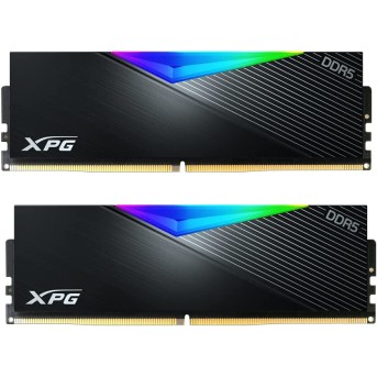 Комплект модулей памяти ADATA XPG Lancer RGB AX5U5600C3616G-DCLARBK DDR5 32GB (Kit 2x16GB) 5600MHz - Metoo (2)