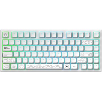 Клавиатура Dark Project ALU81A Terra Nova White - Metoo (1)