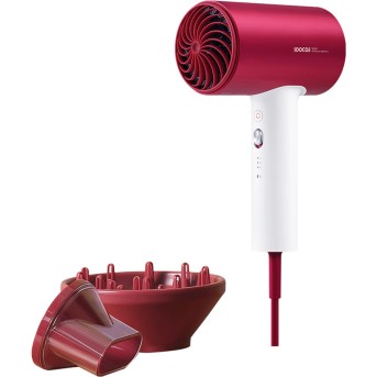 Фен для волос Soocas H5 Hair Dryer с диффузором Красный - Metoo (1)