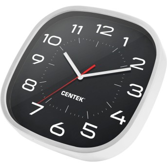 Часы настенные Centek СТ-7106 <Black> (черный) - Metoo (2)