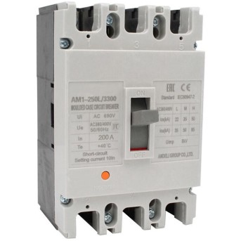 Автоматический выключатель iPower ВА57-250 3P 200A - Metoo (1)