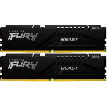 Комплект модулей памяти Kingston FURY Beast KF556C40BBAK2-16 DDR5 16GB (Kit 2x8GB) 5600MHz - Metoo (1)
