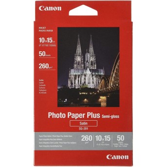 Полуглянцевая фотобумага Canon SG-201 4x6inch 50SH - Metoo (1)