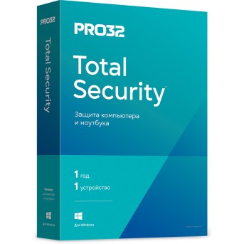 Антивирус PRO32 Total Security BOX лицензия на 1 год 1ПК - Metoo (1)