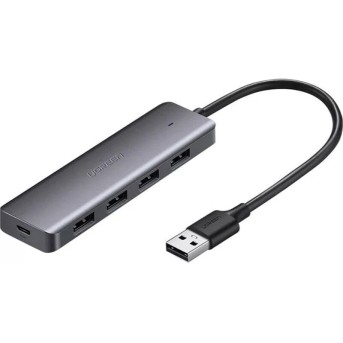 Мультифункциональный адаптер Ugreen CM219/<wbr>50985 USB3.0A 4 в 1 Серый - Metoo (3)