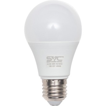 Эл. лампа светодиодная SVC LED A60-10W-E27-4000K, Нейтральный - Metoo (1)