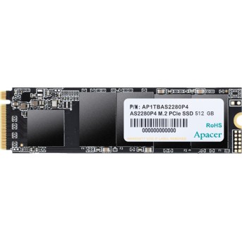 SSD накопитель 512Gb Apacer AS2280P4, M.2, PCI-E 3.0 - Metoo (1)