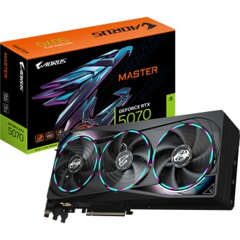 Видеокарта Gigabyte (GV-N5070AORUS M-12GD) RTX5070 AORUS MASTER 12G в Metoo.kz - Metoo (3)