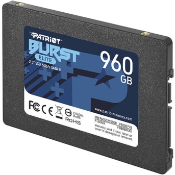 Твердотельный накопитель SSD Patriot Burst Elite 960GB SATA - Metoo (3)