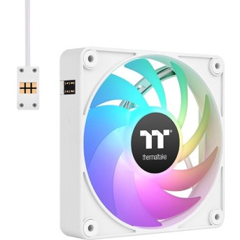Кулер для компьютерного корпуса Thermaltake CT140 ARGB Sync PC Cooling Fan White (3 pack) - Metoo (3)