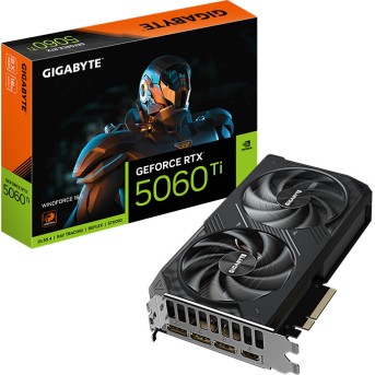 Видеокарта Gigabyte (GV-N506TWF2-16GD) RTX5060Ti WINDFORCE 16G - Metoo (3)