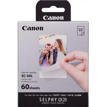 Картридж сублимационный Canon COLOUR INK/<wbr>LABEL SET XC-60L - Metoo (1)