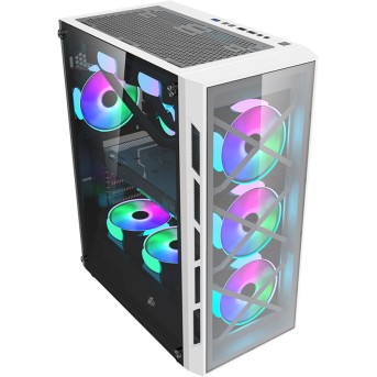 Компьютерный корпус 1STPLAYER FIREBASE XP-G-WH без Б/<wbr>П - Metoo (2)