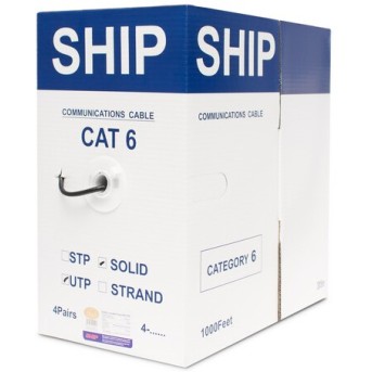 Кабель сетевой SHIP D165A-C Cat.6 UTP 30В PE - Metoo (3)