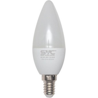 Эл. лампа светодиодная SVC LED C35-9W-E14-4200K, Нейтральный - Metoo (1)