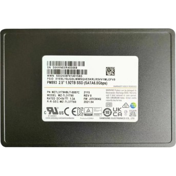 Твердотельный накопитель SSD Samsung PM893 1.92TB SATA MZ7L31T9HBLT-00B7C - Metoo (1)