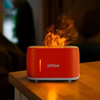 Увлажнитель-ароматизатор воздуха Kitfort КТ-2887-2 бело-оранжевый - Metoo (3)