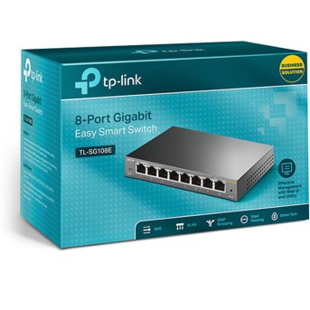 Коммутатор TP-Link TL-SG108E - Metoo (3)