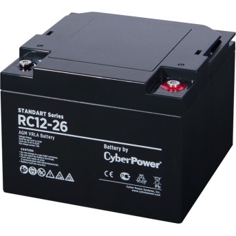 Аккумуляторная батарея CyberPower RC12-26 12В 26 Ач - Metoo (1)