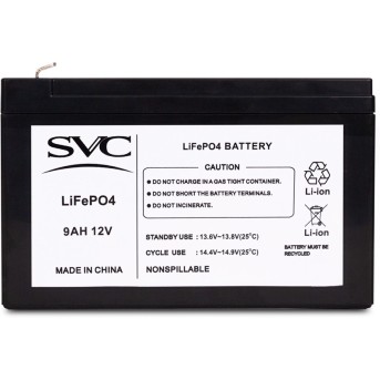 Батарея, SVC, 12V 9Ah LiFePO4 , Размер в мм.: 95*151*65 - Metoo (2)