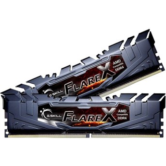Комплект модулей памяти G.SKILL FlareX F4-3200C16D-32GFX DDR4 32GB (Kit 2x16GB) 3200MHz - Metoo (1)