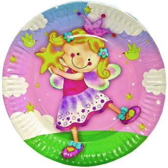 Тарелка праздничная 1502-1295 (6 шт. в пакете) в Metoo.kz - Metoo (1)