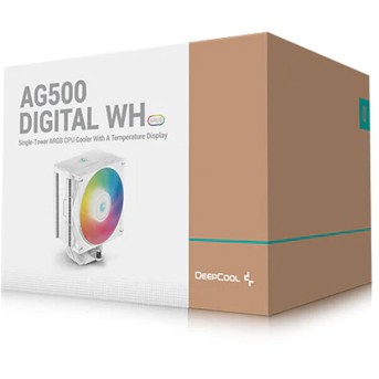 Кулер для процессора Deepcool AG500 DIGITAL WH ARGB - Metoo (3)