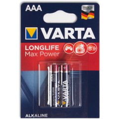 Батарейка VARTA Long Life Max Power Micro 1.5V - LR03/ AAA (2 шт)
