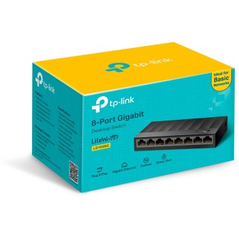 Коммутатор TP-Link LS1008G - Metoo (3)
