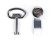 Замок металлический с ключом Deluxe MS705 - Metoo (2)