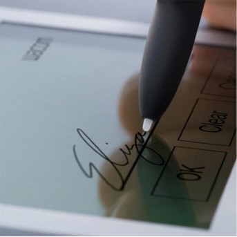 Планшет для цифровой подписи Wacom LCD Signature Tablet (STU-430-CH) Серый - Metoo (2)