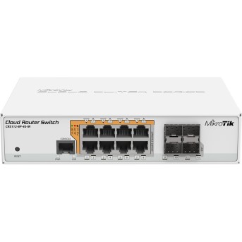 Коммутатор MikroTik CRS112-8P-4S-IN - Metoo (1)