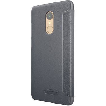Чехол для смартфона NILLKIN для Redmi 5 (Sparkle Leather Case) Книжка Темно-серый - Metoo (3)