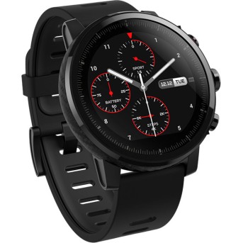 Смарт часы Amazfit Stratos Smart Watch International Черные - Metoo (1)