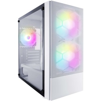 Компьютерный корпус 1STPLAYER FIREBASE X4-M-WH без Б/<wbr>П - Metoo (1)