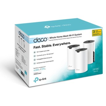 Домашняя Mesh-система TP-Link Deco S4(3-pack) в Metoo.kz - Metoo (2)