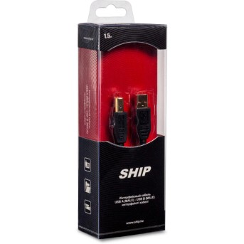 Интерфейсный кабель A-B SHIP SH7013-1.5B Hi-Speed USB 2.0 30В - Metoo (3)
