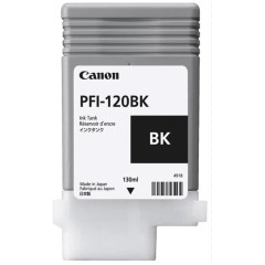 Чернила пигментные Canon Pigment Ink Tank PFI-120 BLACK (для TM-200, TM-205, TM-300, TM-305.)