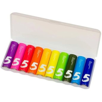 Батарейки Xiaomi AA Rainbow Batteries (10 штук в упаковке) - Metoo (1)
