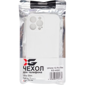 Чехол для телефона X-Game XG-HS83 для Iphone 13 Pro Max Силиконовый Белый - Metoo (3)