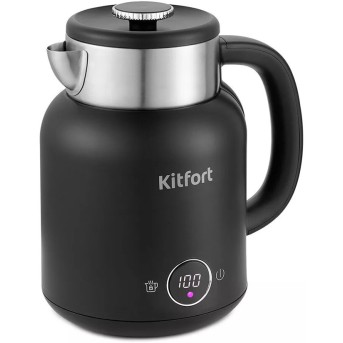 Чайник электрический Kitfort КТ-6196-1 черный - Metoo (1)