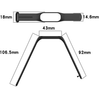 Сменный браслет для Xiaomi Mi Smart Band 7 Ivory - Metoo (3)