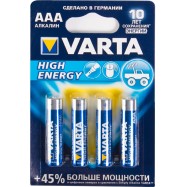 Батарейка VARTA High Energy Micro 1.5V - LR03/ AAA (4 шт)