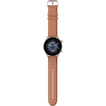 Смарт часы Amazfit GTR 3 Pro A2040 Brown Leather - Metoo (3)