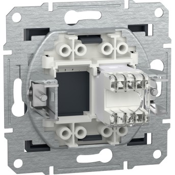 Розетка компьютерная SE EPH4300171 Asfora RJ45 кат. 5е механизм антрацит - Metoo (3)