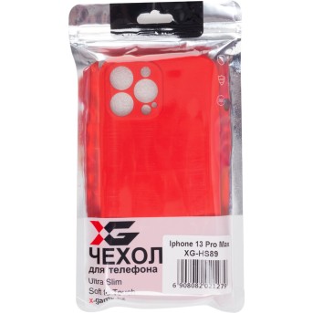 Чехол для телефона X-Game XG-HS89 для Iphone 13 Pro Max Силиконовый Красный - Metoo (3)
