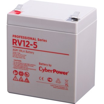 Аккумуляторная батарея CyberPower RV12-5 12В 6 Ач - Metoo (1)