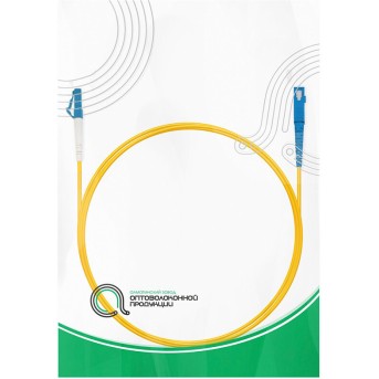 Патч Корд Оптоволоконный SС/<wbr>UPC-LC/<wbr>UPC SM 9/<wbr>125 Simplex 3.0мм 1 м - Metoo (3)