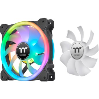 Кулер для компьютерного корпуса Thermaltake SWAFAN 14 RGB Radiator Fan TT Premium Edition (3-Fan Pac - Metoo (1)