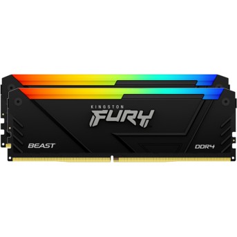 Комплект модулей памяти Kingston FURY Beast RGB KF432C16BB2AK2/<wbr>16 DDR4 16GB (Kit 2x8GB) 3200MHz - Metoo (2)